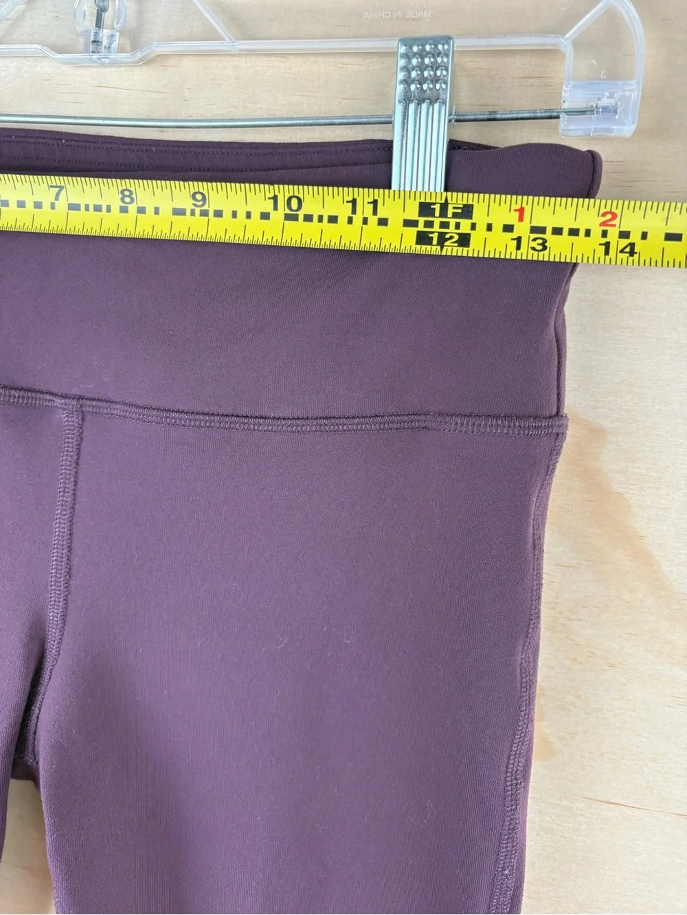 ALO Yoga Goddess Ribbed Leggings Purple Black Hi-Rise Women’s Size Small